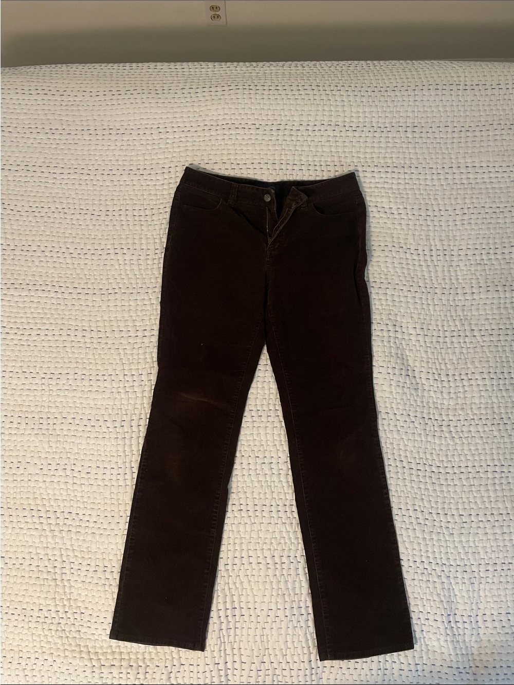 Talbots Signature  Brown Slim corduroy pants
